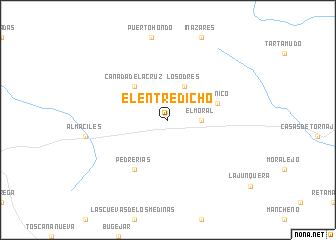 map of El Entredicho