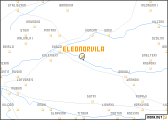 map of Eleonorvīla