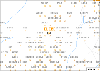 map of Elere