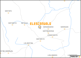 map of El Escándalo