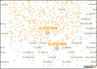 map of El Escaño