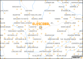 map of El Escobal