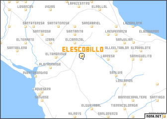 map of El Escobillo
