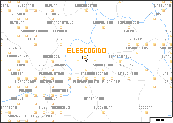 map of El Escogido