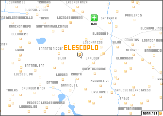 map of El Escoplo