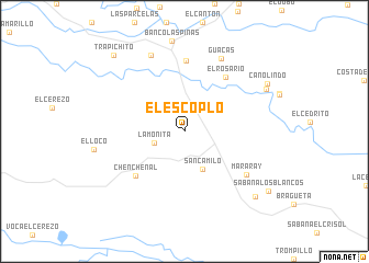 map of El Escoplo