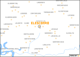 map of El Escorpio