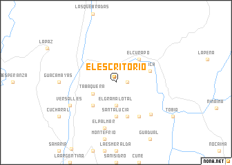 map of El Escritorio