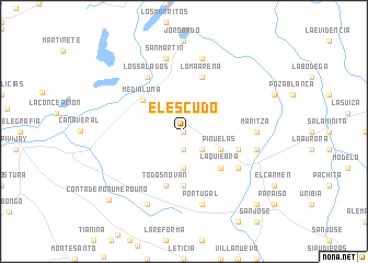 map of El Escudo