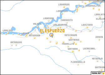 map of El Esfuerzo