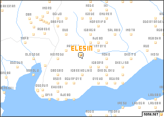 map of Elesin