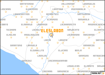 map of El Eslabón