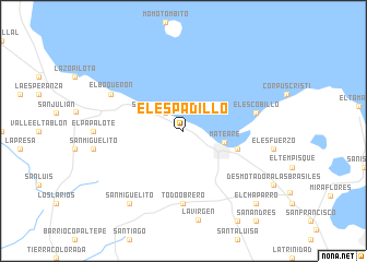 map of El Espadillo