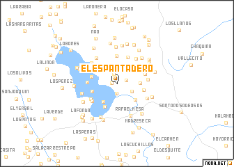 map of El Espantadero