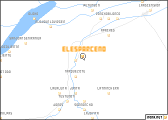 map of El Esparceño