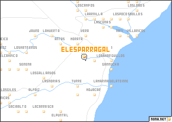 map of El Esparragal