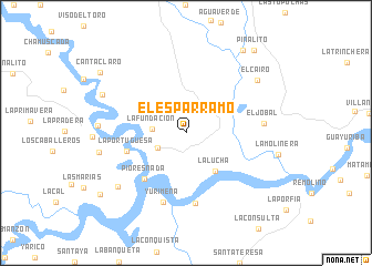 map of El Esparramo