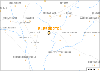 map of El Espartal
