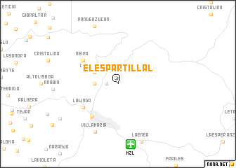 map of El Espartillal