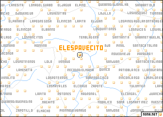 map of El Espavecito