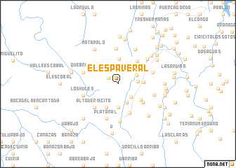 map of El Espaveral