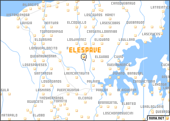 map of El Espavé