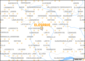 map of El Espavé