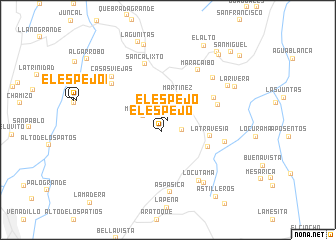 map of El Espejo