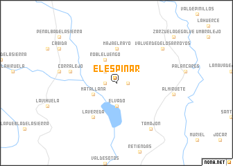 map of El Espinar