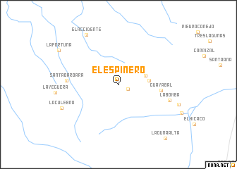 map of El Espinero