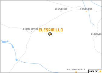 map of El Espinillo