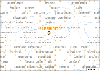 map of El Espinito