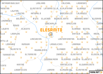 map of El Espinito