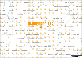 map of El Espino Prieto