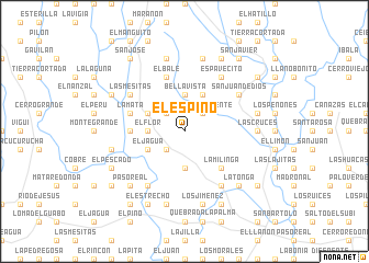 map of El Espino