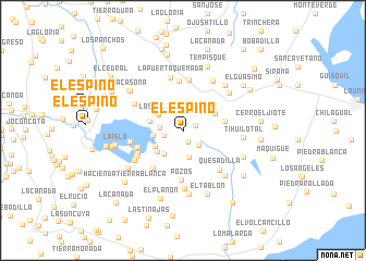 map of El Espino