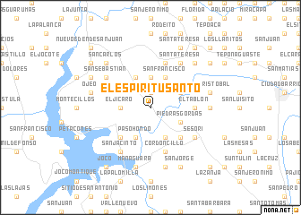 map of El Espíritu Santo