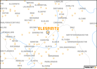 map of El Espíritu