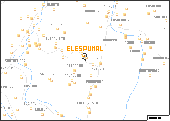 map of El Espumal