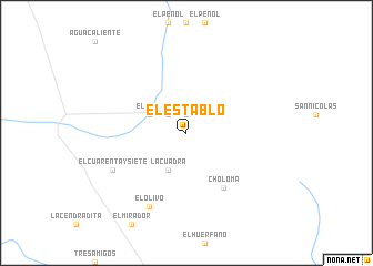 map of El Establo