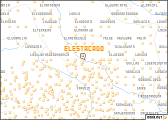 map of El Estacado