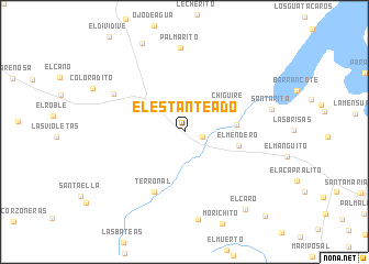 map of El Estanteado