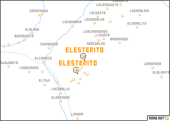 map of El Esterito