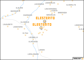 map of El Esterito