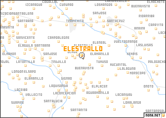 map of El Estrallo