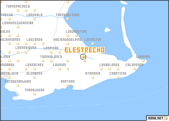 map of El Estrecho