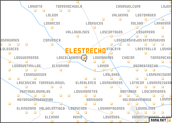 map of El Estrecho