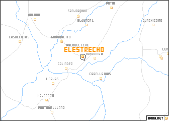 map of El Estrecho