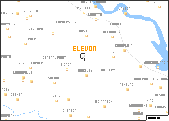 map of Elevon