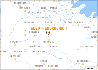 map of Elevtherokhórion